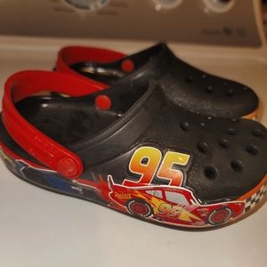 Toddler Lightening McQueen crocs